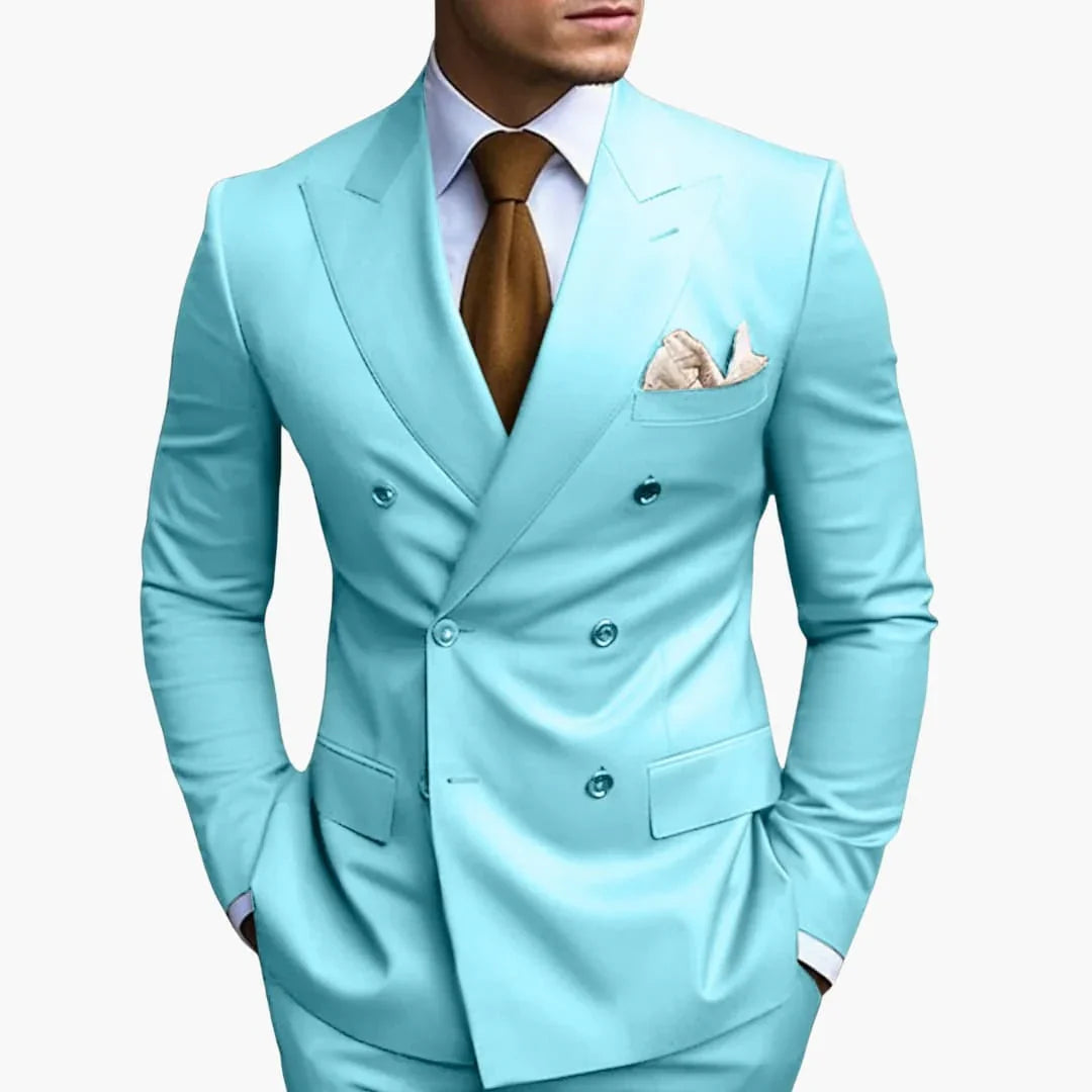 Chow | Men’s Double-Breasted Tailored Suit