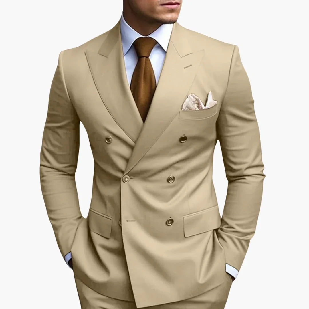 Chow | Men’s Double-Breasted Tailored Suit
