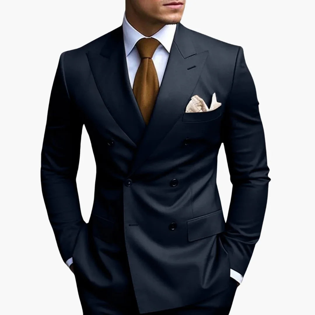 Chow | Men’s Double-Breasted Tailored Suit