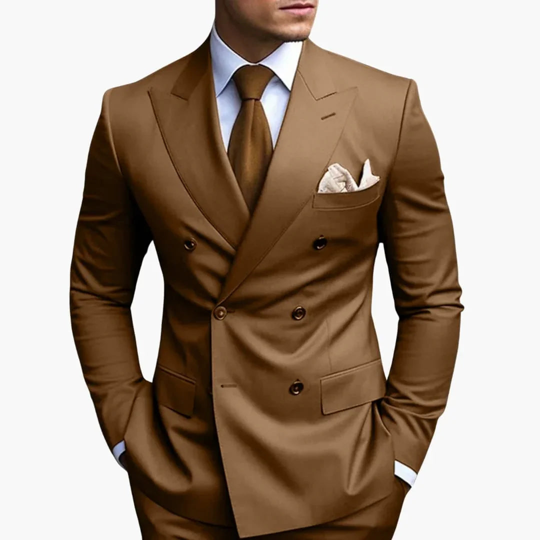 Chow | Men’s Double-Breasted Tailored Suit