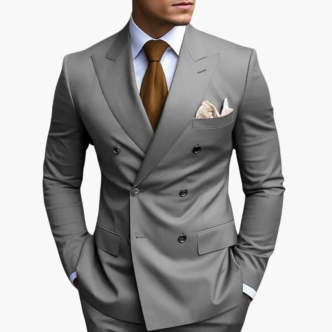Chow | Men’s Double-Breasted Tailored Suit