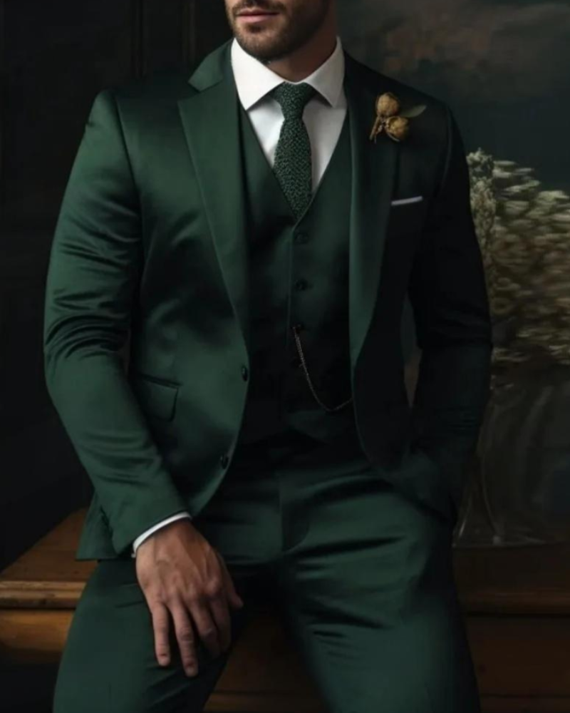 Henrado | Men’s Three-Piece Tailored Suit Set