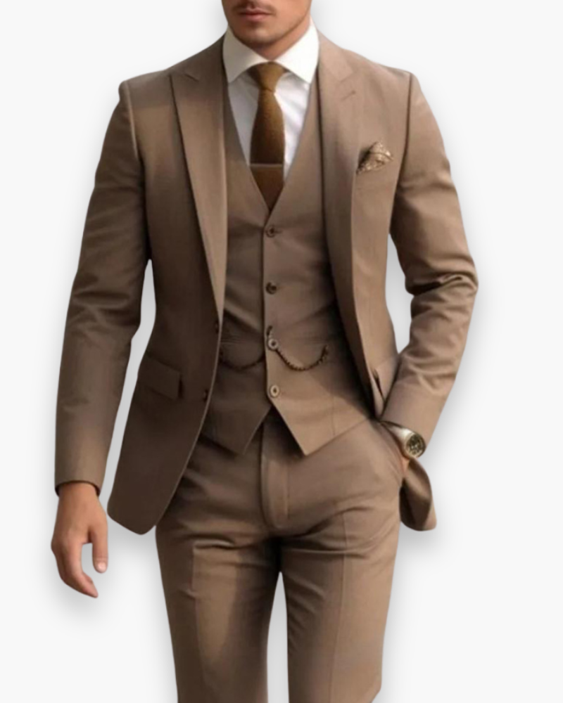 Henrado | Men’s Three-Piece Tailored Suit Set