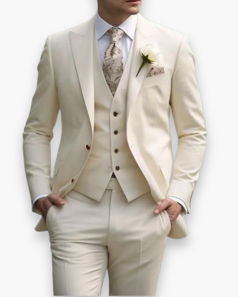 Henrado | Men’s Three-Piece Tailored Suit Set