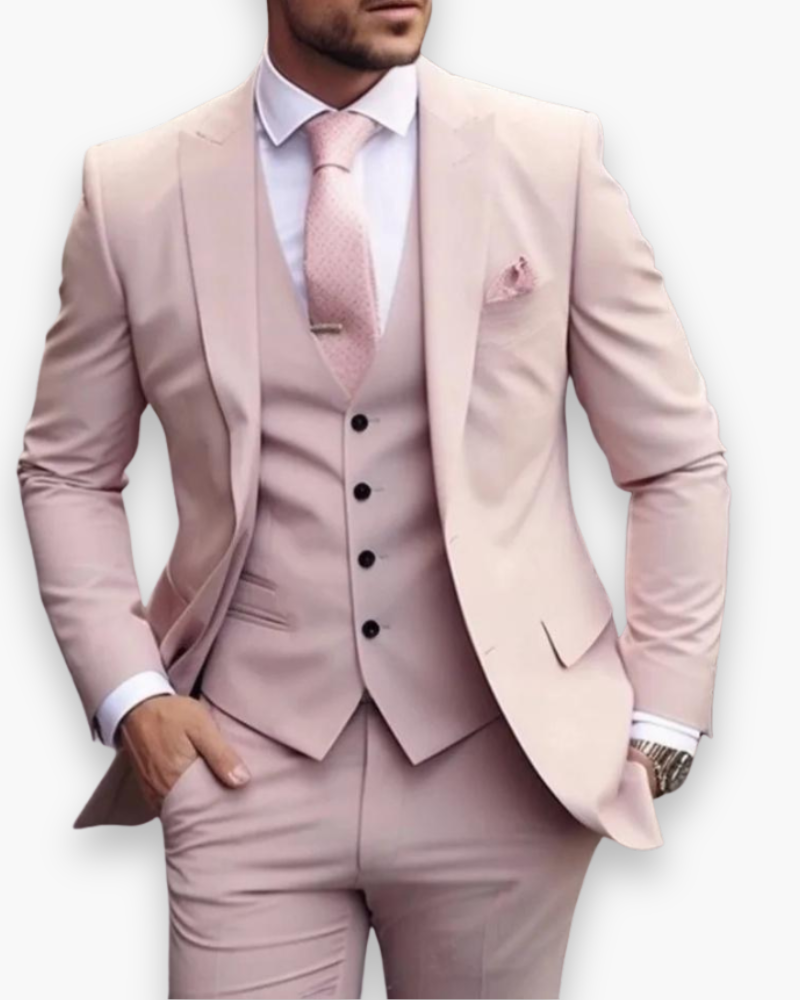 Henrado | Men’s Three-Piece Tailored Suit Set