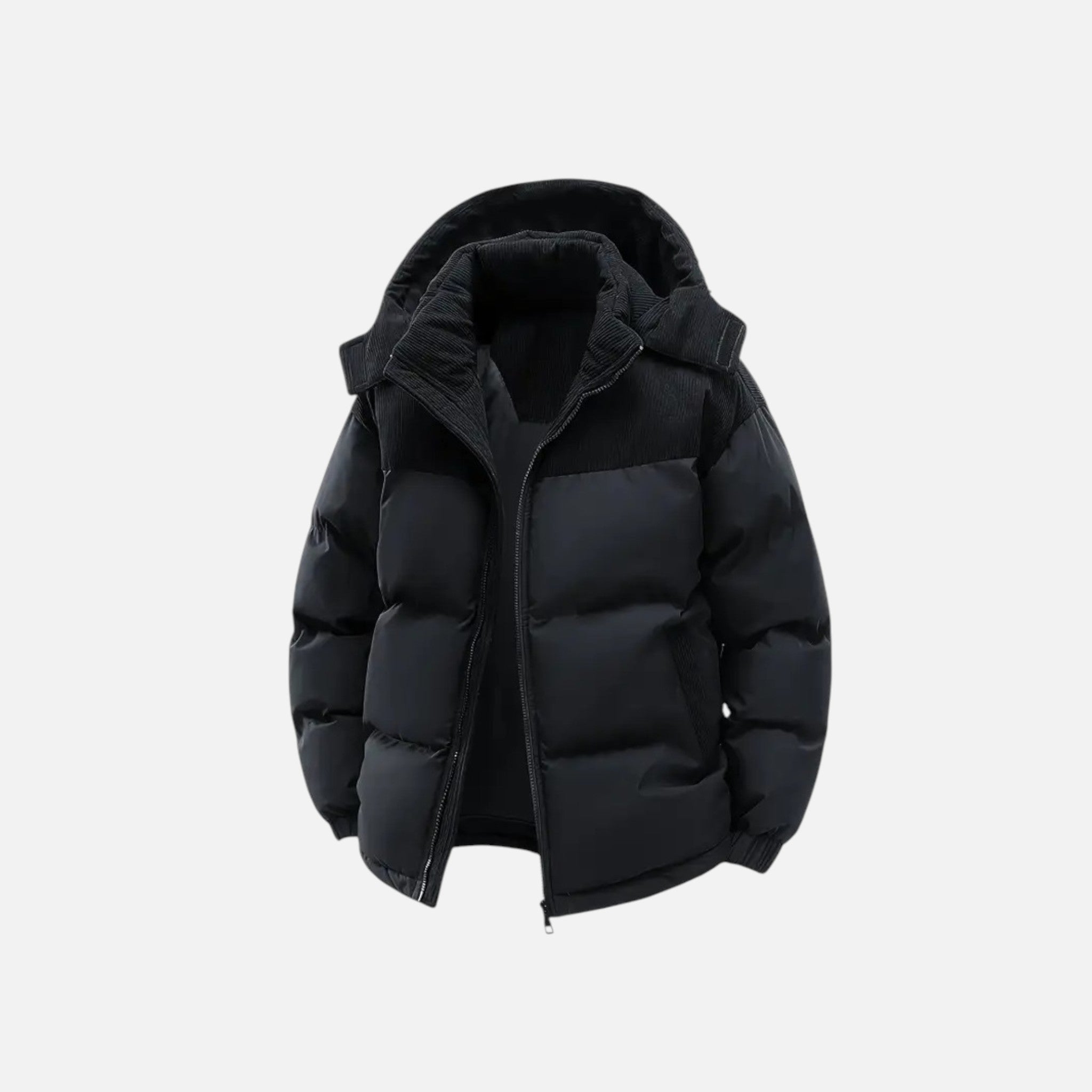 Archer | Men's Colour-Block Hooded Jacket With Hood | Winter