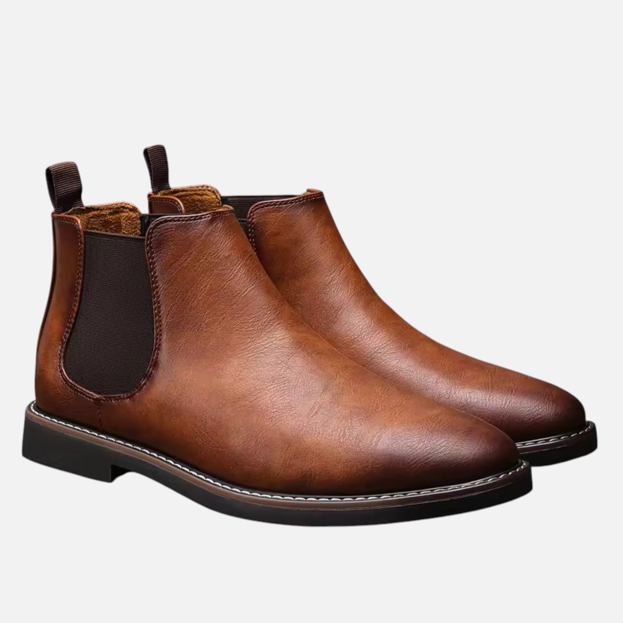 Bennett | Men's Leather Chelsea Boots With Slip On Design | Classic