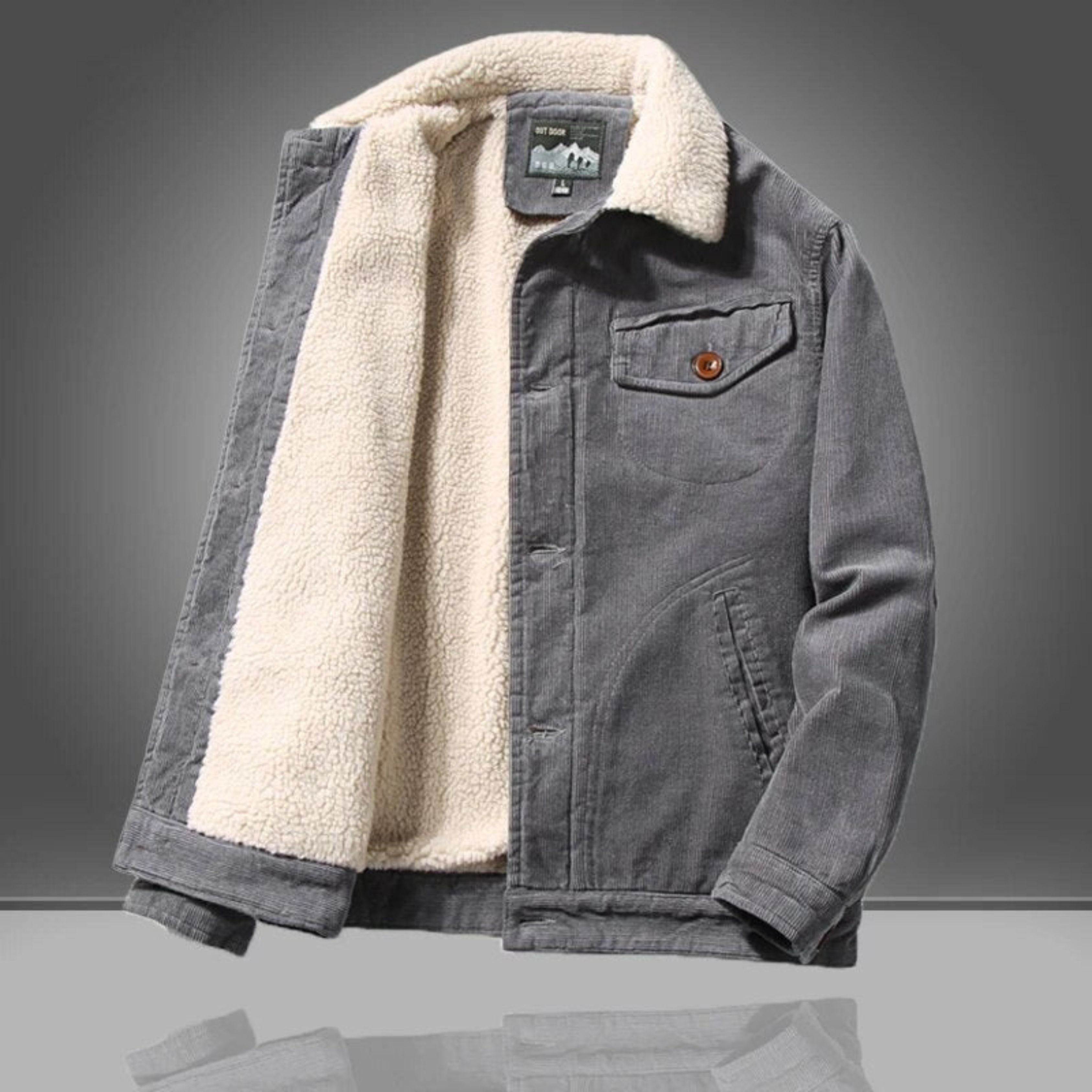 Bravero | Men’s Cord Padded Jacket