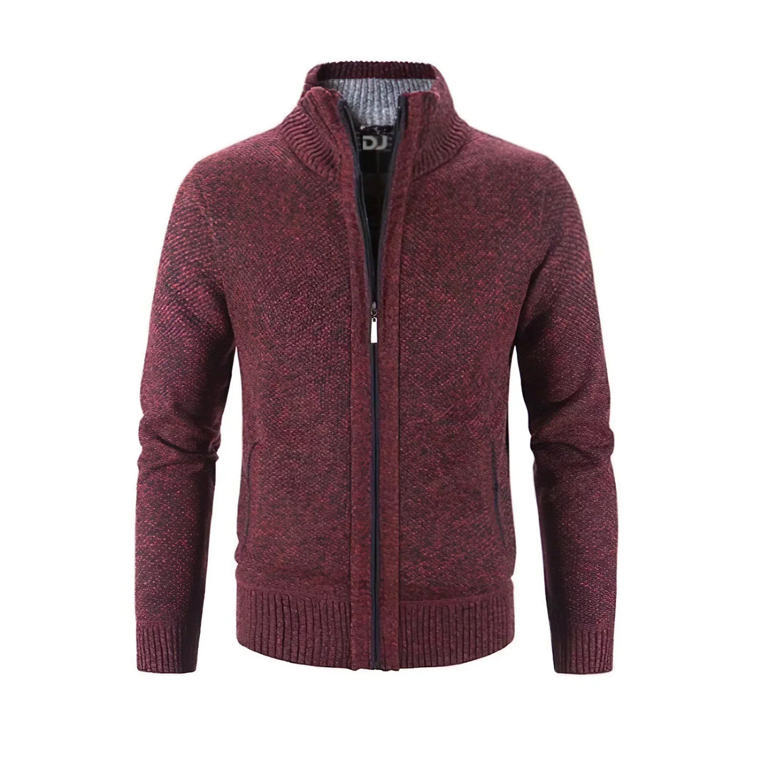 Elvar | Men’s Zip-Up Knit Cardigan