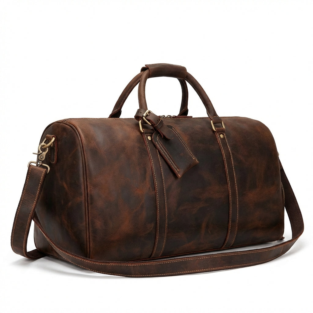 Carter | Unisex Duffel Bag With Firm Silhouette And Defined Stitching | Contemporary
