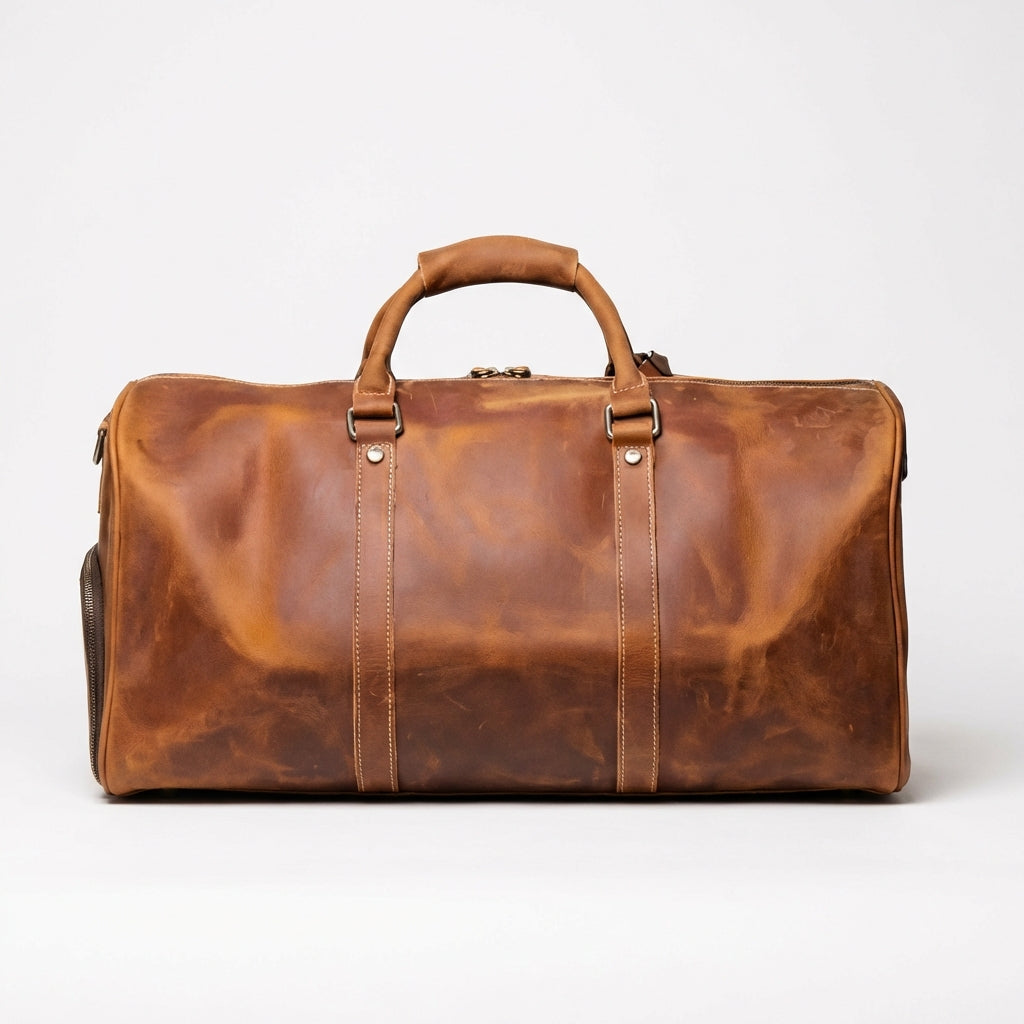 Carter | Unisex Duffel Bag With Firm Silhouette And Defined Stitching | Contemporary