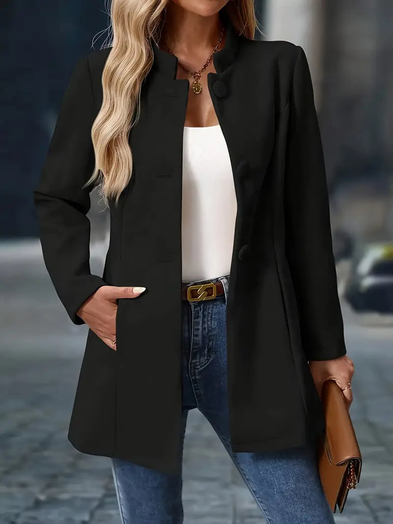 Chin | Women’s Structured Mid-Length Coat
