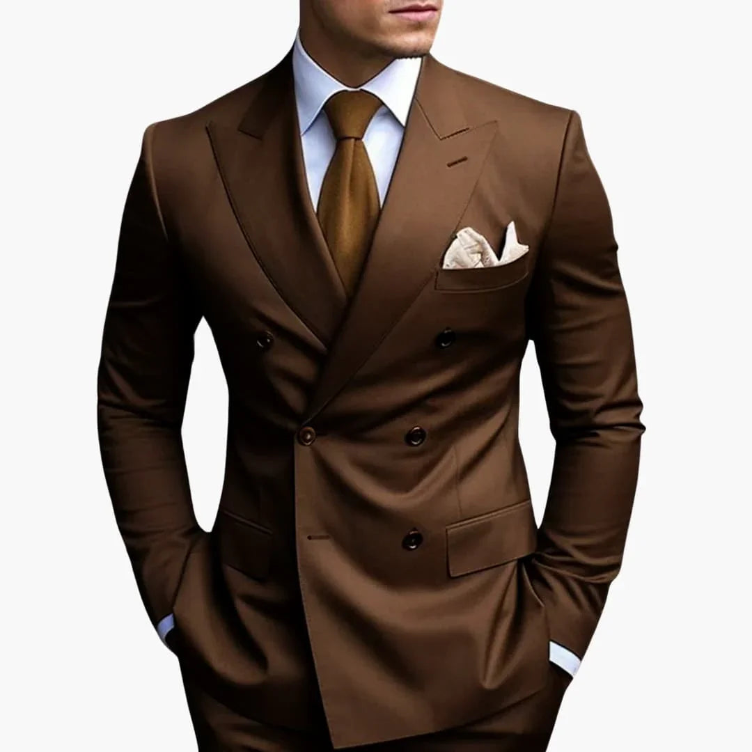Chow | Men’s Double-Breasted Tailored Suit