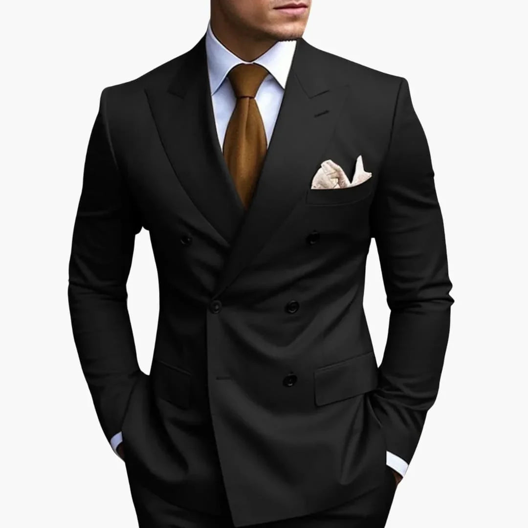 Chow | Men’s Double-Breasted Tailored Suit