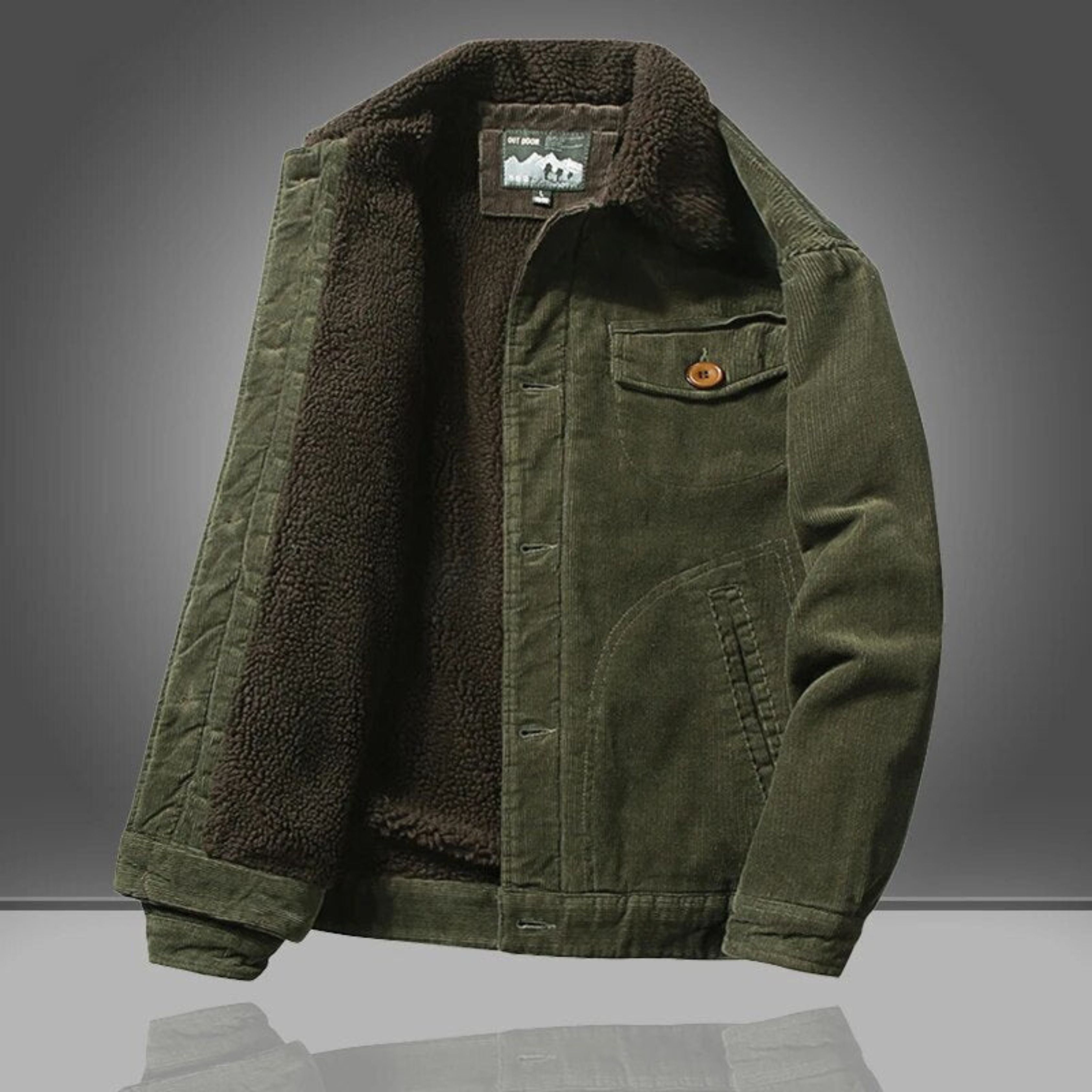 Bravero | Men’s Cord Padded Jacket