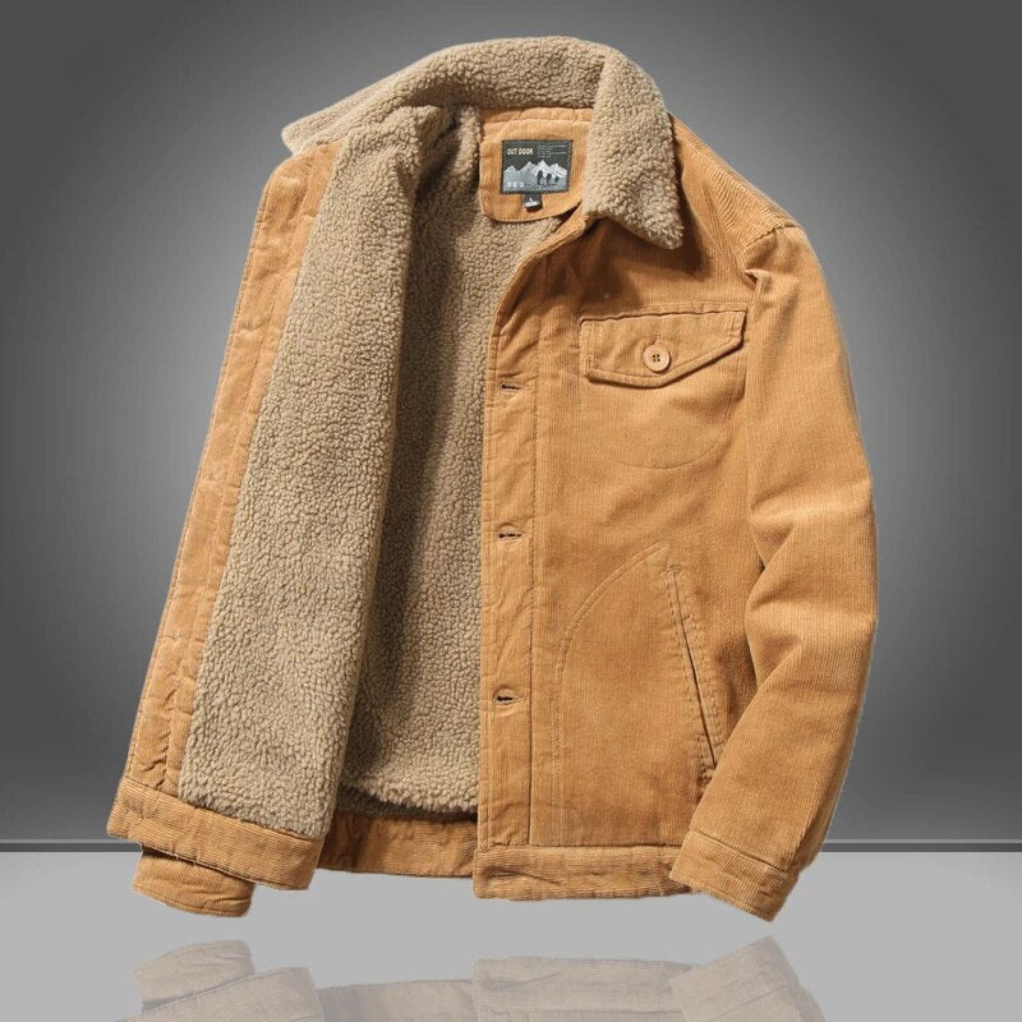 Bravero | Men’s Cord Padded Jacket