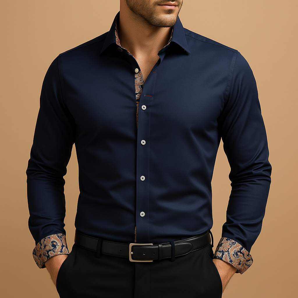 Corpien | Men’s Classic Contrast Detail Shirt