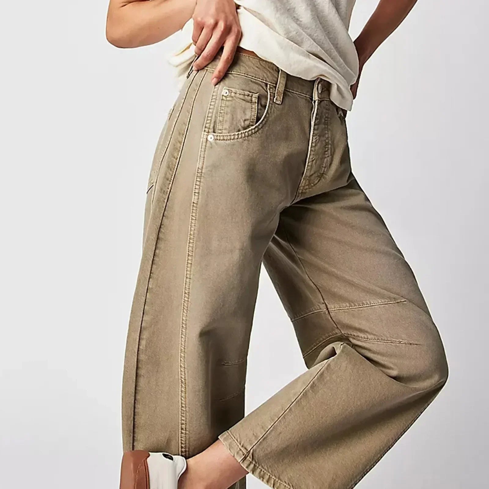 Selora | Women’s Wide Leg Straight Fit Trousers