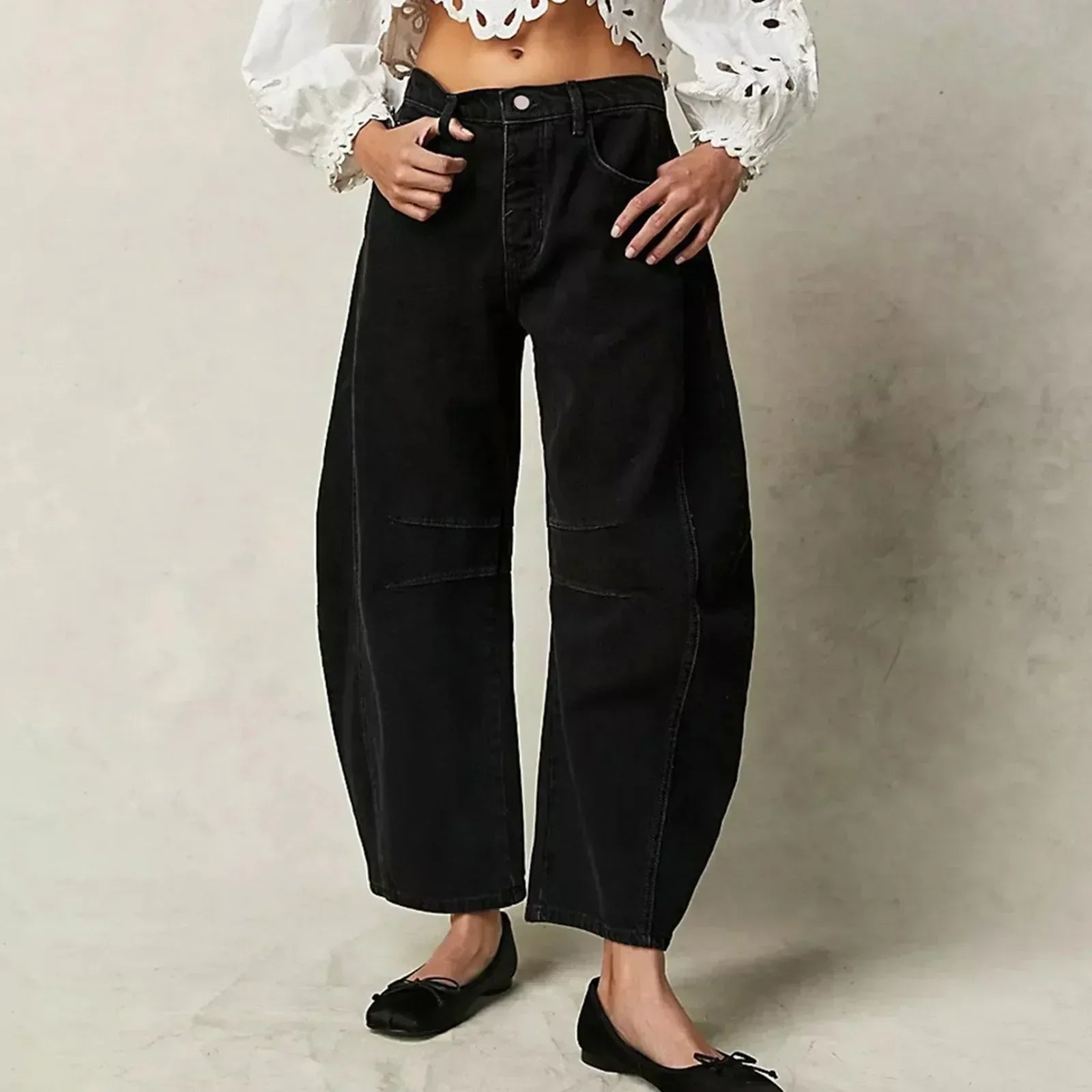 Selora | Women’s Wide Leg Straight Fit Trousers