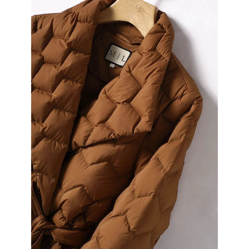 Leroy | Women’s Chic Belted Down Jacket