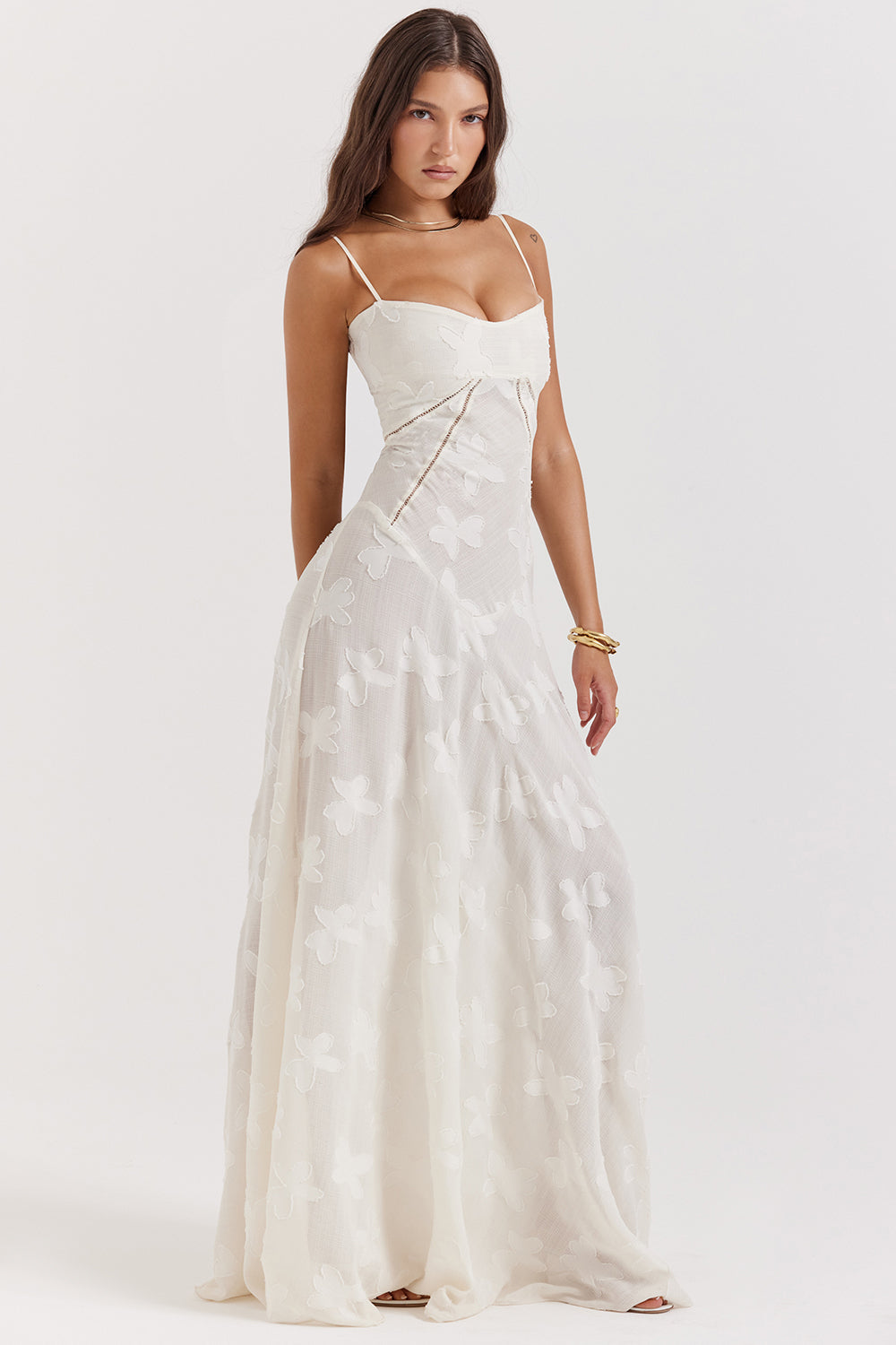 Enchanta | Women’s Floral Corset Lace-Up Dress