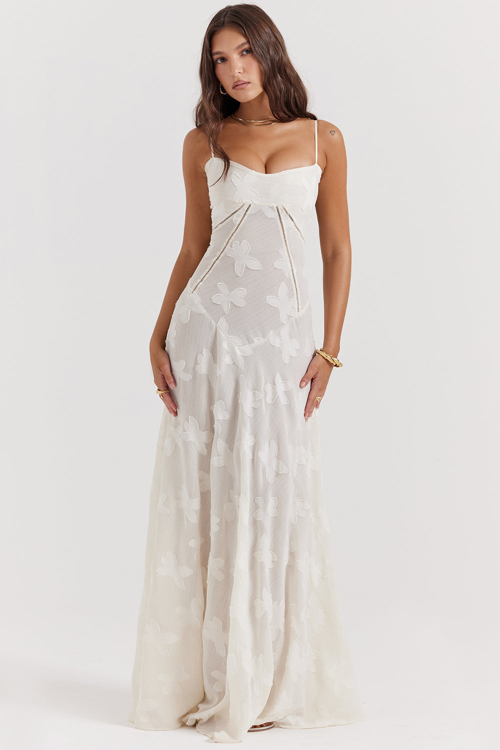 Enchanta | Women’s Floral Corset Lace-Up Dress
