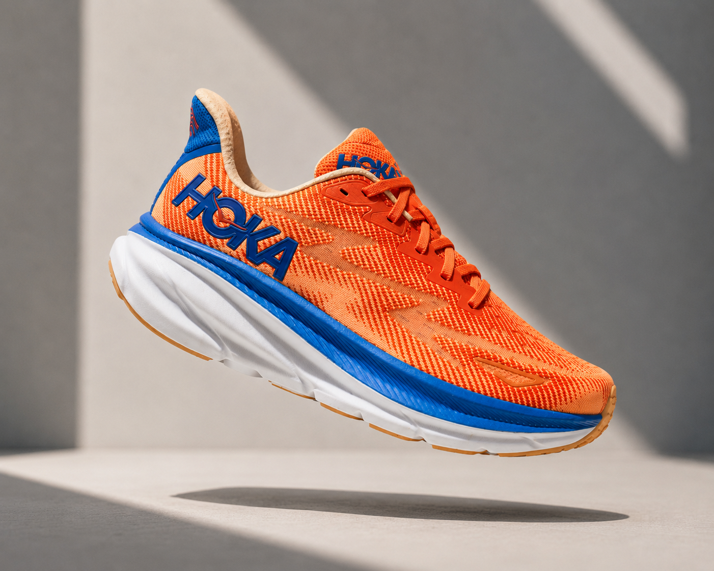 HOKA Clifton 9 Running Shoes – Lightweight EVA Cushion Road Running Trainers