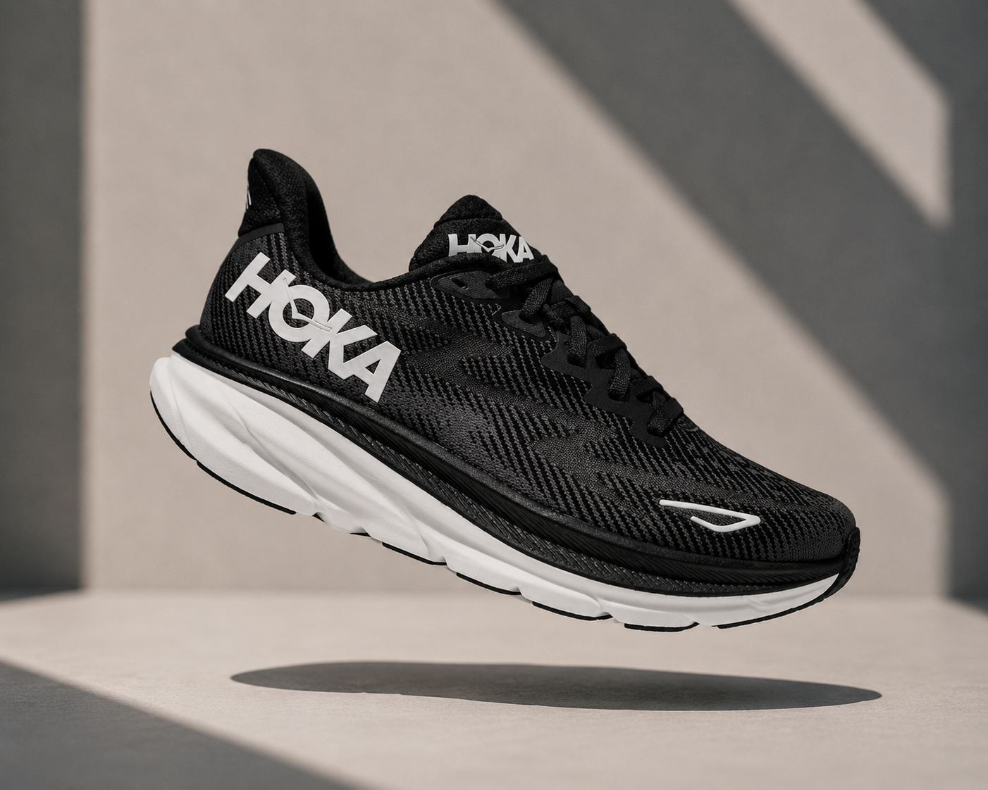HOKA Clifton 9 Running Shoes – Lightweight EVA Cushion Road Running Trainers