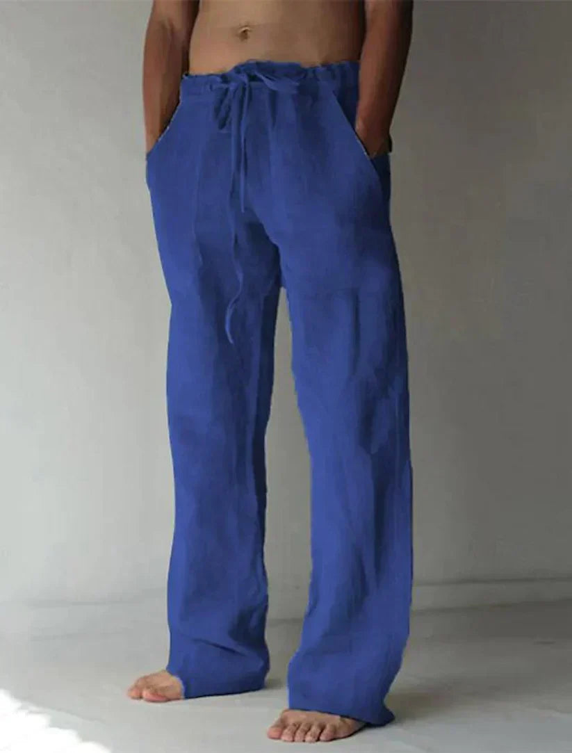 Veno | Men’s Linen Baggy Trousers