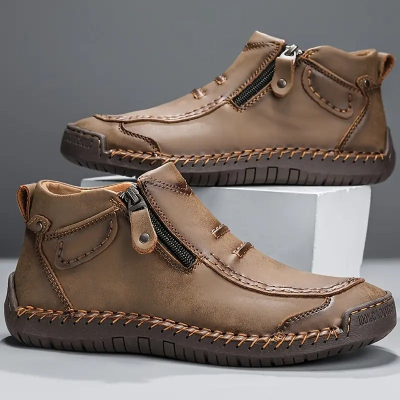 Lanz | Men’s Ankle Support Zip Shoes