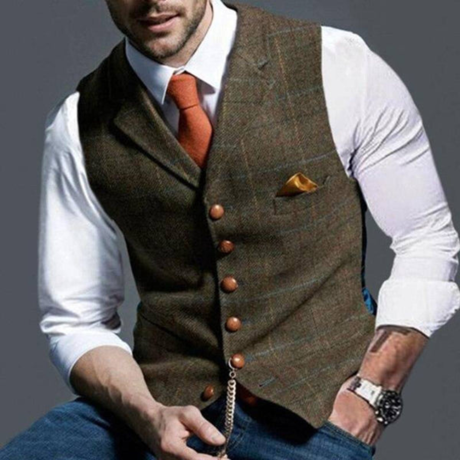 Herren | Men’s Classic Buttoned Vest