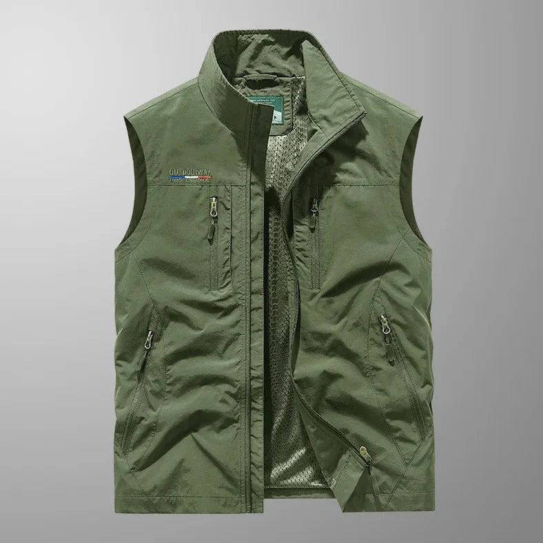 Naviero | Men’s Utility Vest with Multiple Pockets