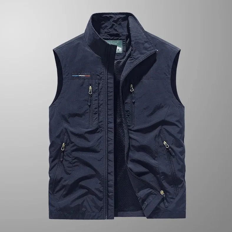 Naviero | Men’s Utility Vest with Multiple Pockets