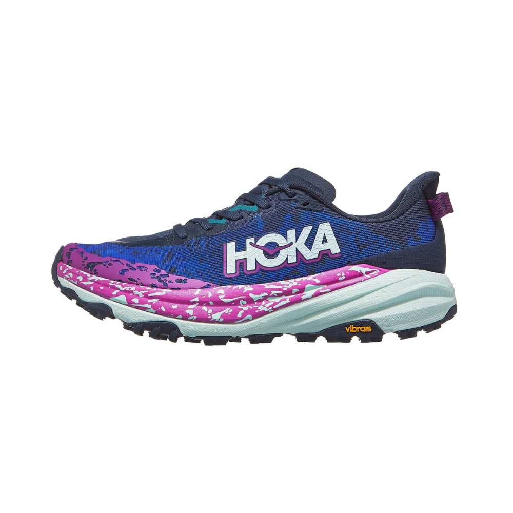 HOKA Speedgoat 6 Trail Running Shoes – Vibram Megagrip Lightweight Trail Trainers