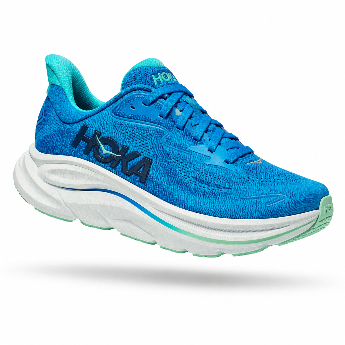 HOKA Clifton 10 Everyday Running Shoes Lightweight Breathable EVA Cushion Trainers