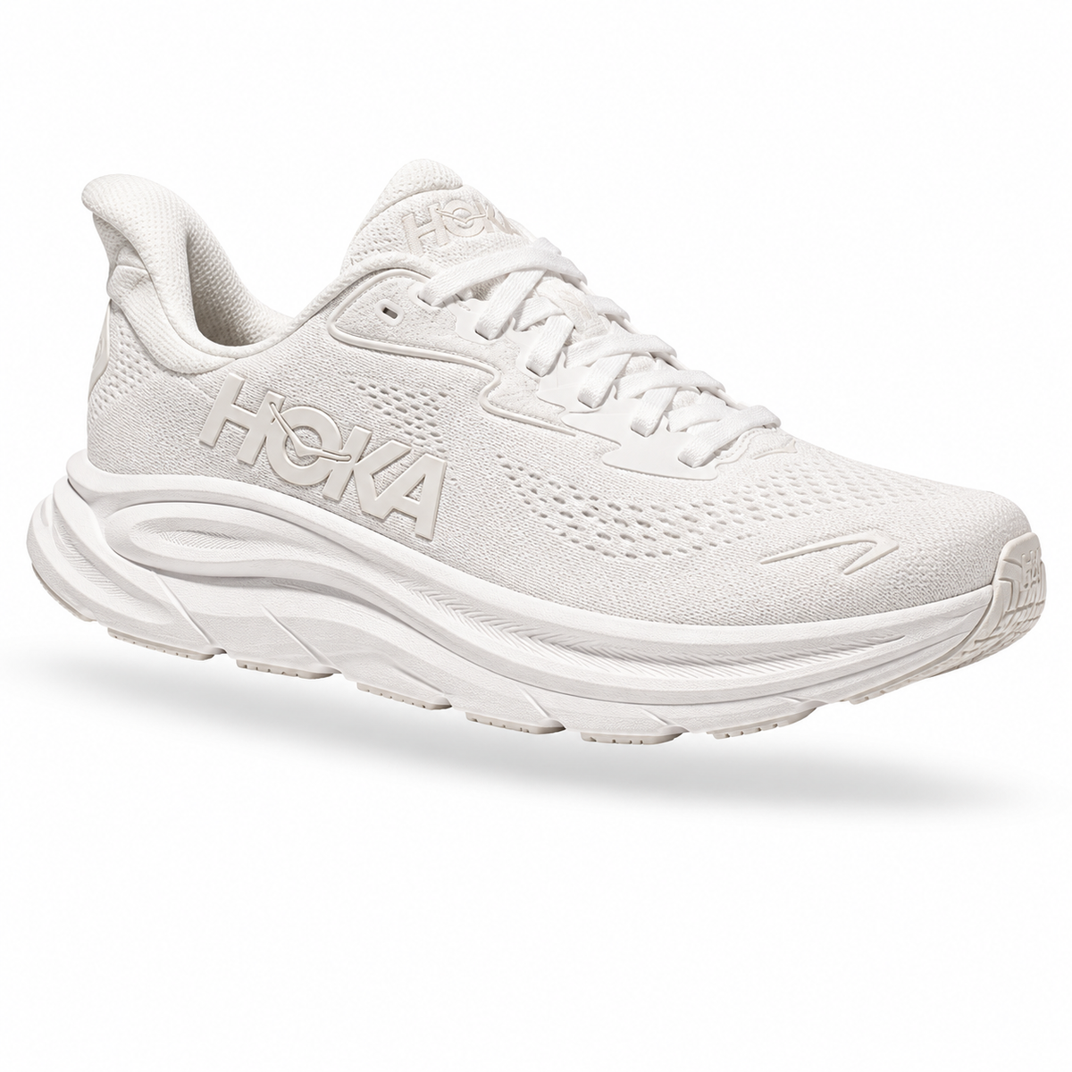 HOKA Clifton 10 Everyday Running Shoes Lightweight Breathable EVA Cushion Trainers