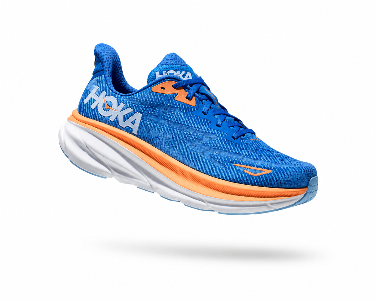 HOKA Clifton 9 Running Shoes – Lightweight EVA Cushion Breathable Road Running Trainers