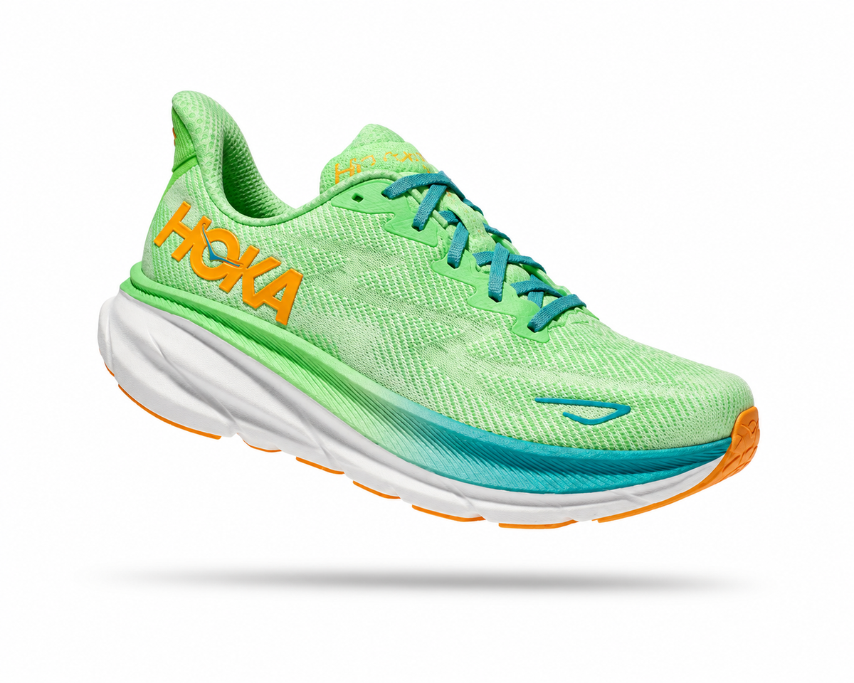 HOKA Clifton 9 Running Shoes – Lightweight EVA Cushion Breathable Road Running Trainers