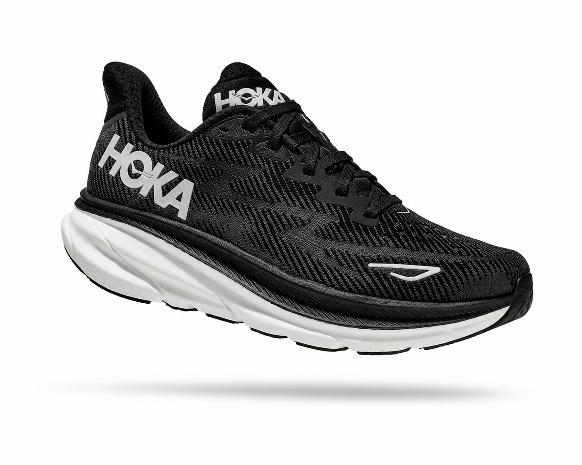 HOKA Clifton 9 Running Shoes – Lightweight EVA Cushion Breathable Road Running Trainers