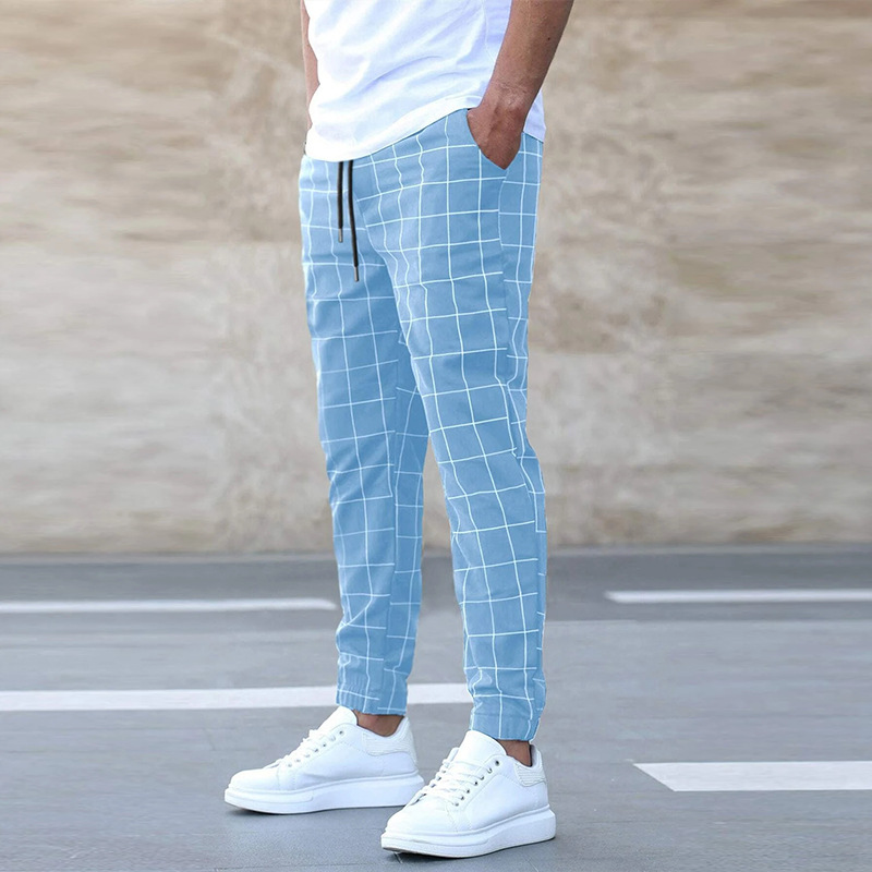 Romino | Men’s Checked Comfort Trousers