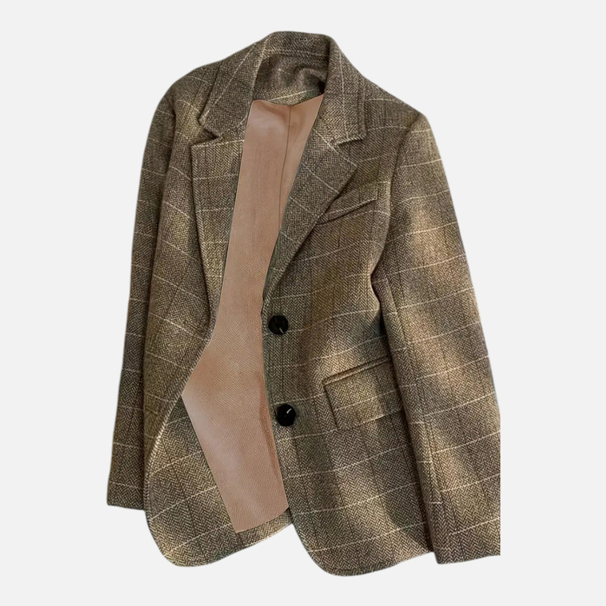 Jackson | Men's Tweed Blazer With Pockets And Long Sleeve | Refined