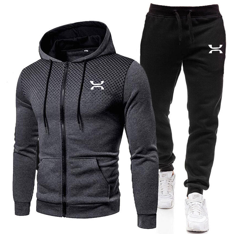 Jimes | Men’s Zip Hoodie Tracksuit Set