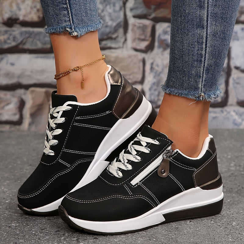 Guen | Women’s Comfort Zip Sneakers