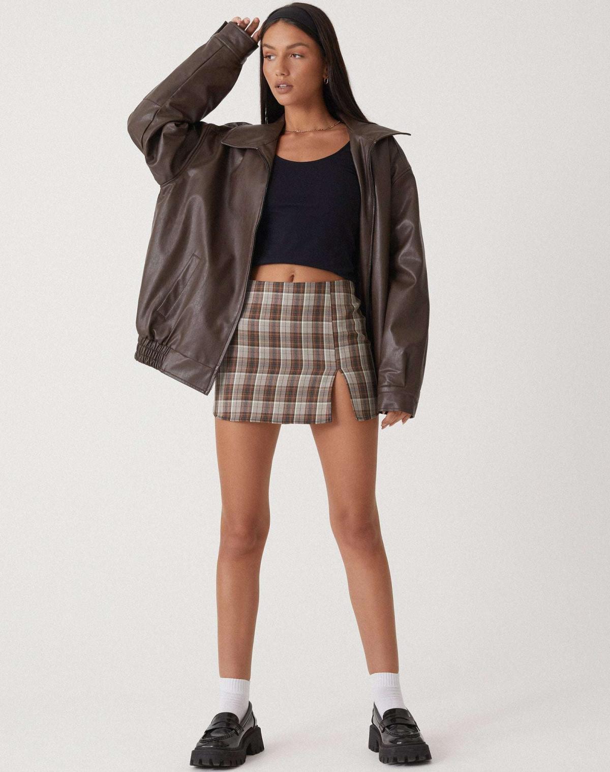 Relle | Women’s Oversized Faux Leather Jacket