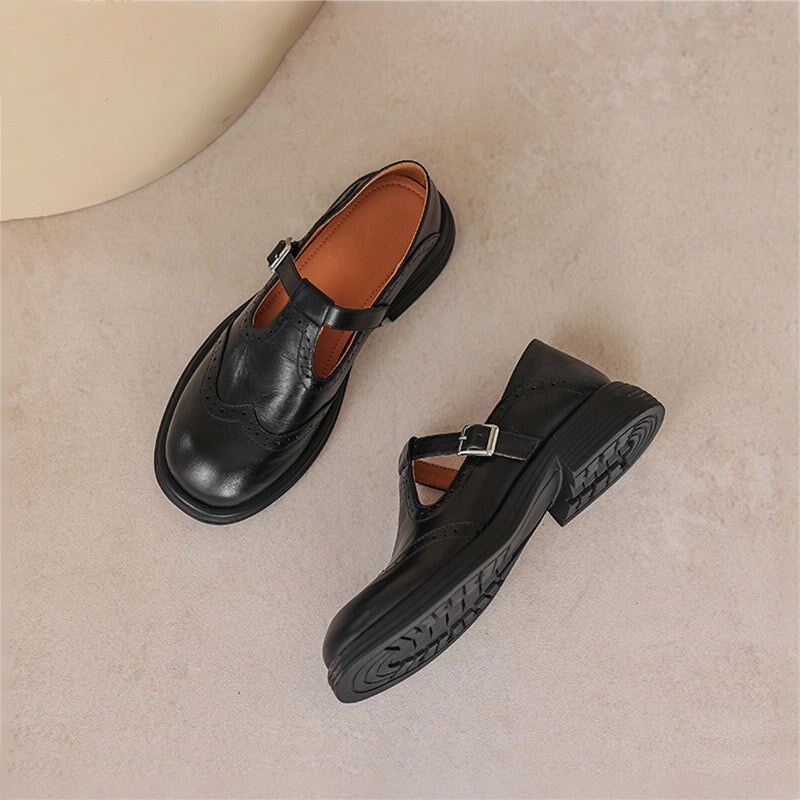Lao | Women’s Classic Leather Strap Shoes