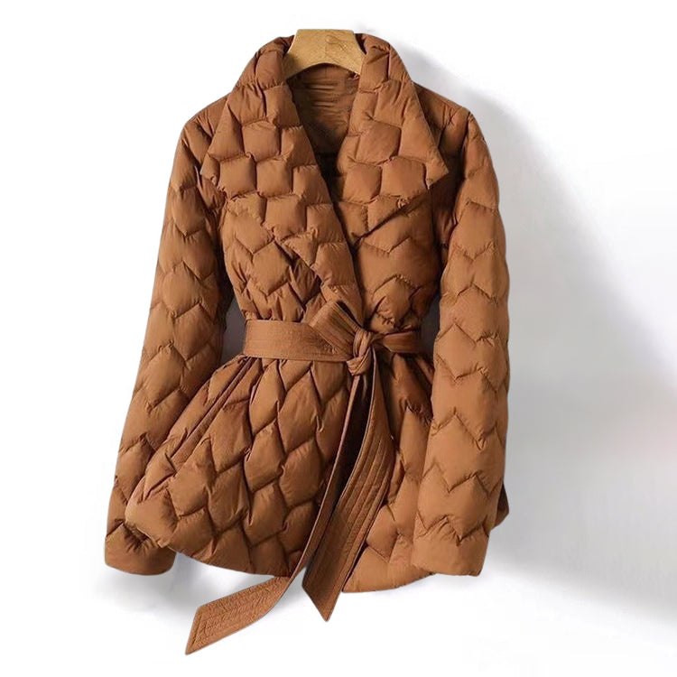 Leroy | Women’s Chic Belted Down Jacket