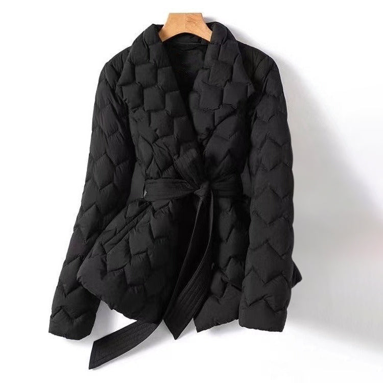 Leroy | Women’s Chic Belted Down Jacket