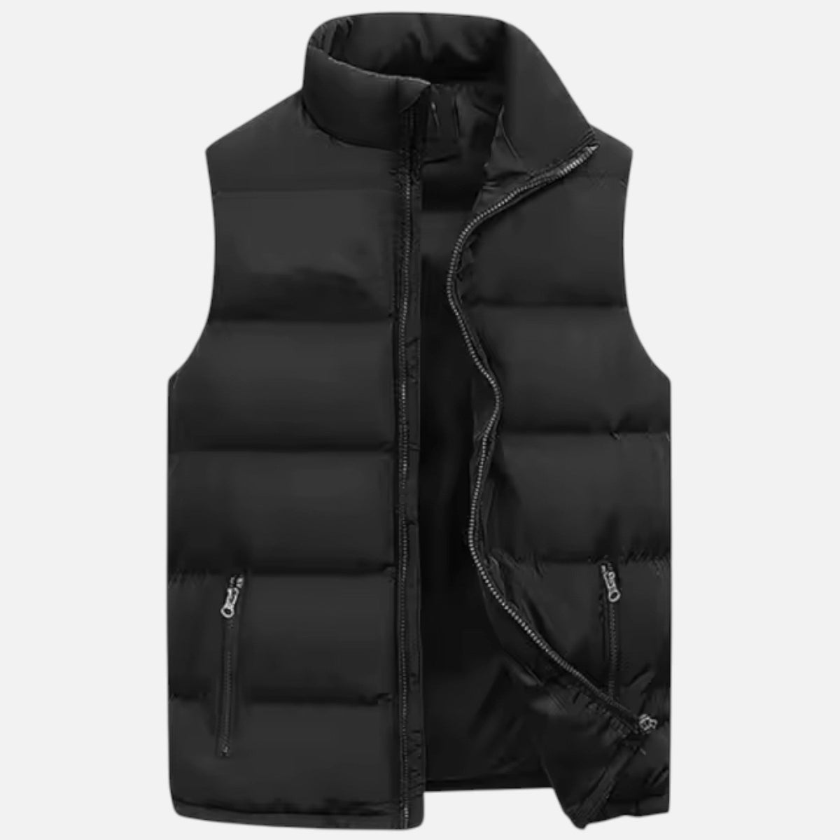 Mason | Men's Quilted Waistcoat With Zip Closure And Pockets | Sporty