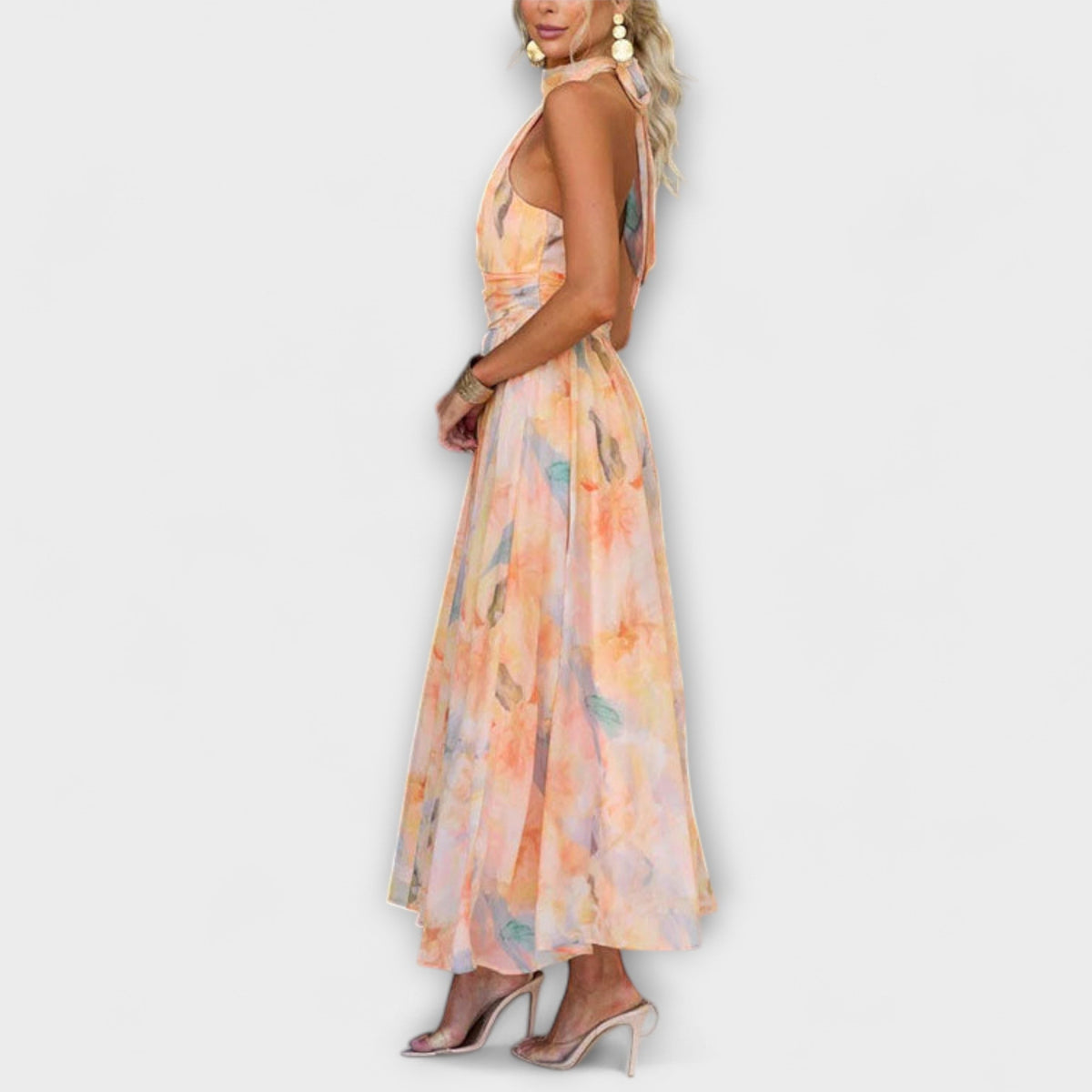 Twana | Women’s Floral Neckholder Maxi Dress