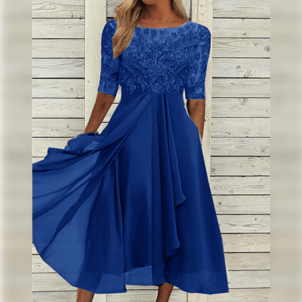 Paari | Women’s Elegant Flowing Midi Dress